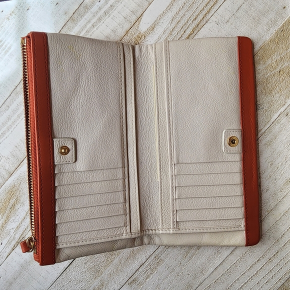 Radley London Dark Orange Leather Wallet NWOT - Picture 9 of 16